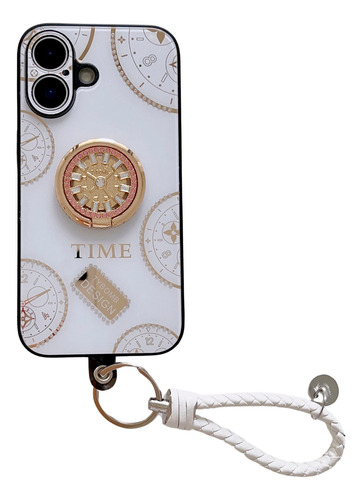 Funda Para Teléfono Vivo S20/s20pro/y78 Con Forma De Reloj, Anillo De Diamante, A Prueba De Golpes, Con Cuerda De Mano