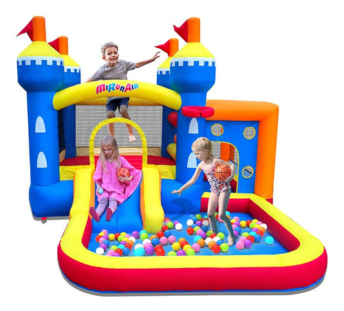 Casa Inflable De Rebote, Casa Inflable Para Ninos De 3 A 10 