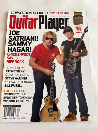 Guitar Players Joe Satriani Sammy Hagar Septiembre 2009