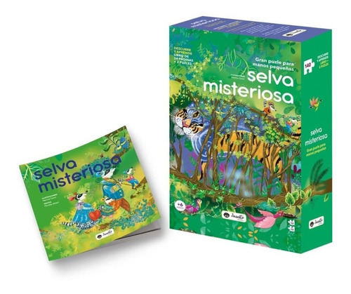 2 Puzzles + Libro Juanito Books Selva Misteriosa