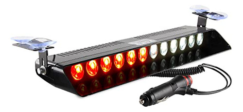 Sidaqi 12-led Red Limitadawhite Windshield Dash Strobe Light