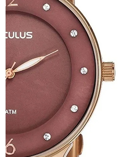 Relógio Feminino Seculus 2 Anos De Garantia 77048lpsvrs2