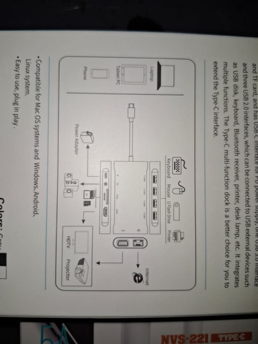 Estación Usb-c 11 En 1 Para Portátiles