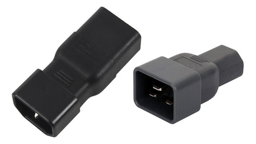 1 Adaptador De Alimentación Iec Macho C14 A Hembra C19 Y 1 P