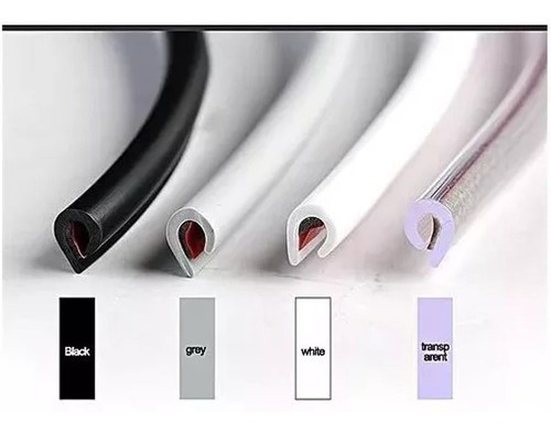 Imagen 9 de 10 de Cinta Protector Filo De Puertas Para Auto 5 Metros Colores