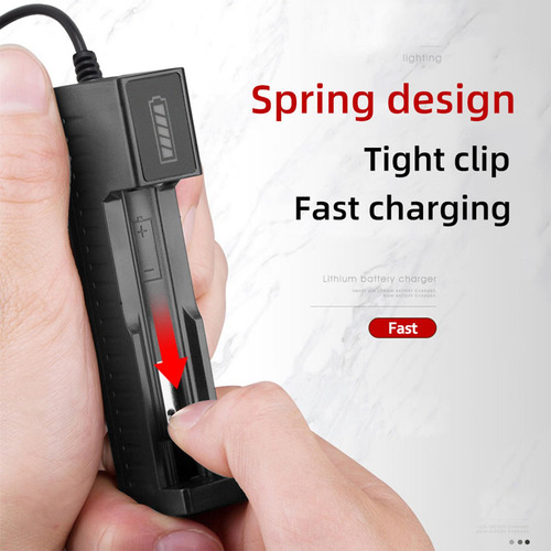 Cargador De Batería Inteligente Usb, 1 Ranura, Portátil