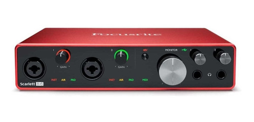 Imagen 2 de 6 de Interfaz de audio Focusrite Scarlett 8i6 100V/240V 3.ª gen