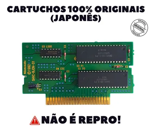 Cartucho Super Street Fighter 2 Snes Super Famicom Original