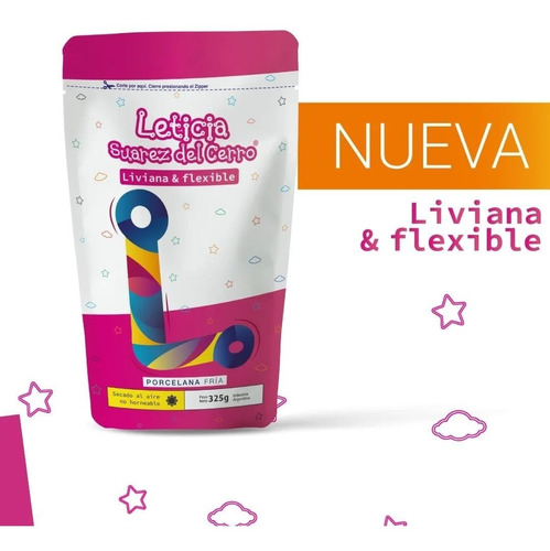 Porcelana Fria Leticia Suarez Liviana Y Flex 325 Gr X10 U