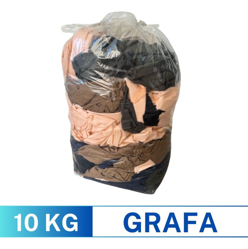 Trapo Grafa - Limpieza Industrial - 90% Algodón - 10kg