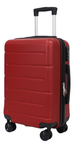 Valija Rígida Resistente Pequeña 20 LG Amoblamientos Color Wine Red