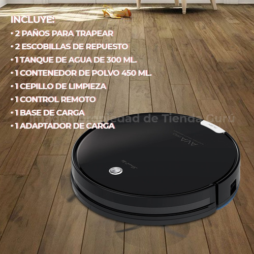 Imagen 5 de 7 de Aspiradora Robot Pro Smart-tek Aspira + Trapea Mayor Poder