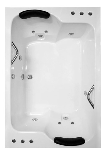 Banheira Porto Príncipe Com Hidro + Aquecedor 1.80x1.10