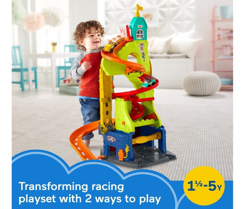 Pista Fisher Price Little People Skyway Carro Color Multicolor