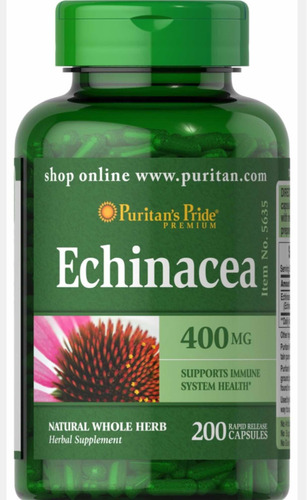 Echinacea Equinacea 400 Mg 200 Cáp - Unidad a $149