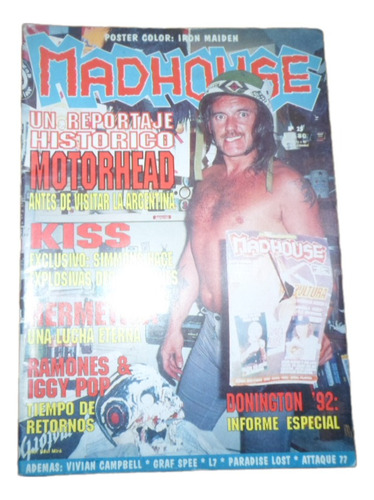 Madhouse 25 Motorhead Kiss L7 Ramones Hermetica Iron Maiden (Usado)