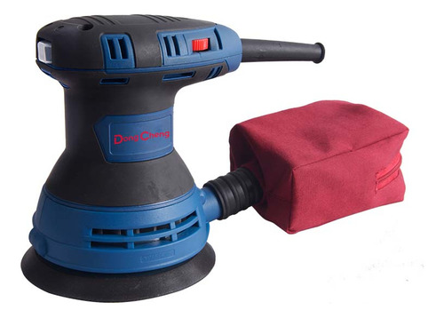 Lijadora Orbital 5puLG Alámbrica Profesional Dongcheng Color Azul Marino