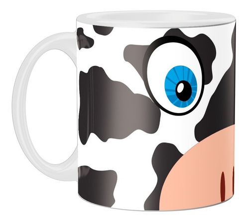 Caneca Personalizada Vaca - Animais - Cerâmica - 325ml