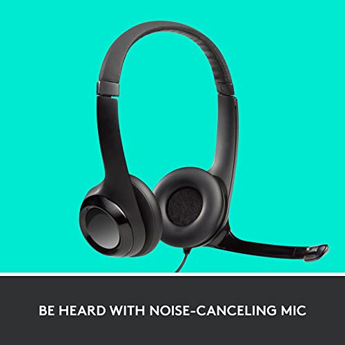 Auriculares Logitech Usb H390 Con Micrófono De Cancelación