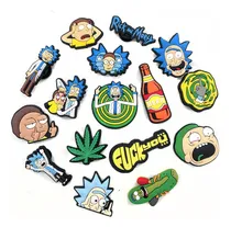 Comprar 16 Pines Inspirados En Rick Y Morty Para Zuecos Sandalias Rick Y Morty Set 16 Rick Y Morty