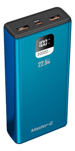 Batería Externa Power Bank 20000 Mah 22.5w Masterg Ucp20lp