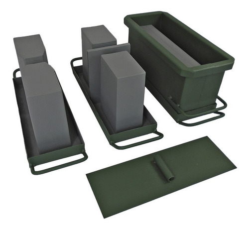 Imagem 3 de 3 de Kit Forma Bloco Meio Bloco ,canaletas Estruturais 15 Jalossi