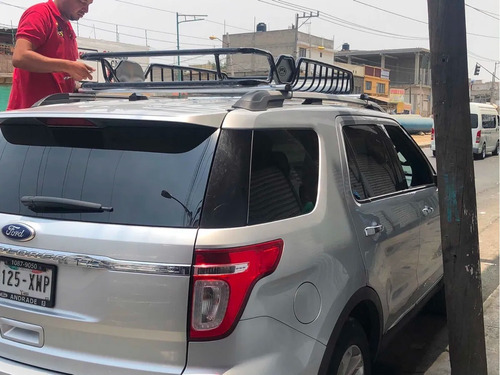 Canastilla De Acero Univ Para Camionetas Negro