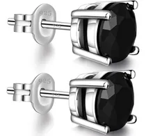 Comprar  Brincos Pretos Para Homens E Mulheres Brincos De Diamante B