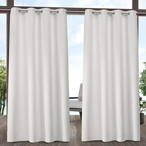 Juego De Cortinas Blancas Para Gazebo De 84 Pulgadas, Patrón