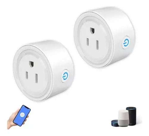 Enchufe Inteligente Wifi Smart, Tuya/alexa/google, 2 Piezas