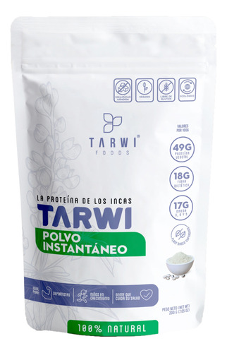 Proteína Vegetal Tarwi Pack X2 Instantáneo Sabor Neutro 250g