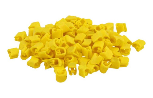 Marcador Anilha Par Cabos Mhg2/5 Números 1 A 6 Amarelo