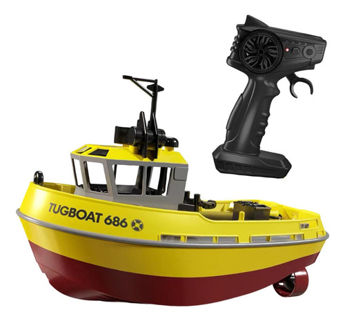 1/72 Modelo De Remolcado Y Controlador Remoto Amarillo
