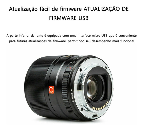 Lente Viltrox 23mm F1.4 Com Foco Automático Aps-c Para Sony