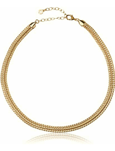 Anne Klein  Classics  Gold-tone Flat Chain Necklace, 17  +