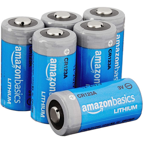 Basics Bateria De Litio Cr123a De 3 Voltios - Paquete