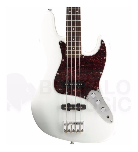 Imagen 2 de 2 de Bajo Squier Vintage Modified Jazz Bass Ol White 030-6600-505