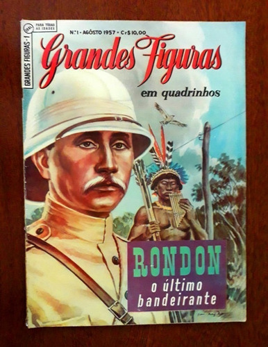 Grandes Figuras Em Quadrinhos 1 Editora Ebal 1957 Ótimo (Usado)