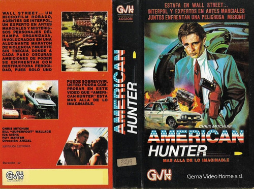 American Hunter Vhs Christopher Mitchum Bill Wallace 1989