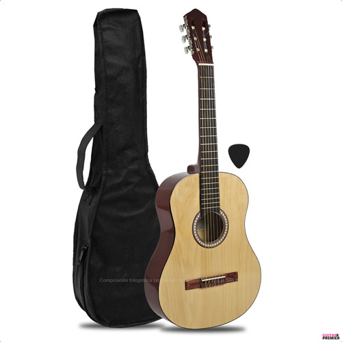 Guitarra Electro Acustica Criolla Funda Pua Colores Color Madera ll Material del diapasón Madera Orientación de la mano Zurdo