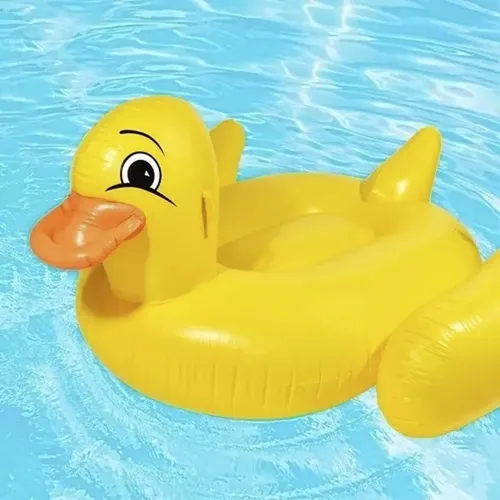 Flotador Para Piscina Pato Inflable Grande 140 X 135 Cm
