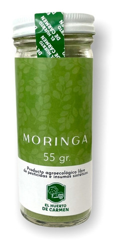 Moringa En Polvo Orgánica Super Food 55g Huerto De Carmen