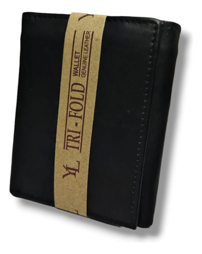 Cartera De Piel Triple Para Caballero 100% Piel