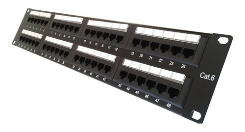 Patch Panel De 48 Puertos Cat6 Nexxt