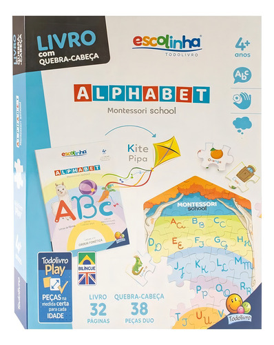 Montessori Escolinha: Livro Jogo, De Chiara Piroddi. 1, Vol. 1. Editorial Todolivro, Capa Dura Em Português, 2020