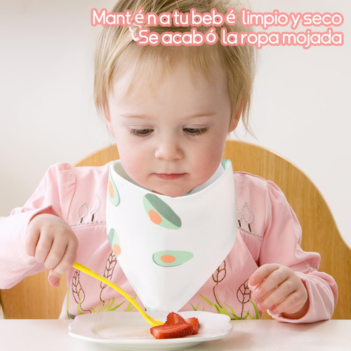15 Piezas Baberos Para Bebe, Algodon Baberós Cómoda Y