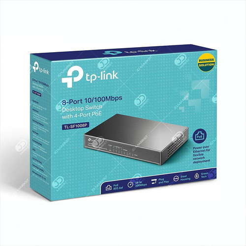 Imagen 6 de 7 de Switch Escritorio 8 Puertos 10/100 Poe, Tp-link Tl-sf1008p