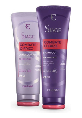 Shampoo + Condicionador Siàge Combate O Frizz - Eudora