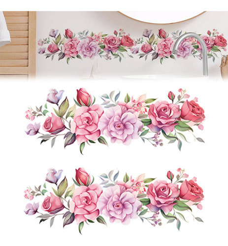 Decoração De Adesivos De Parede De Flores Para Casa