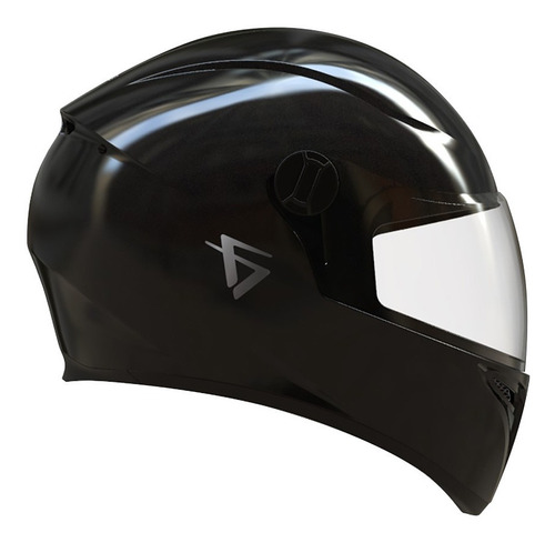 Casco Integral V50 Monochrome Negro Brillante Talle Xl